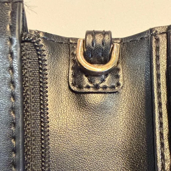 Michael Kors Animal Print and Black Clutch - Picture 5 of 16